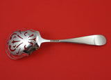 Rose by Stieff Sterling Silver Ice Spoon Fancy Pierced 8" Serving Heirloom