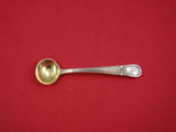 Flowered Antique by Blackinton Sterling Silver Salt Spoon Gold Washed 3 1/4"
