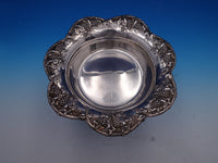Woodside Sterling Silver Fruit Bowl #2158 Grape Motif 9 3/4" 9.4 ozt (#7751)