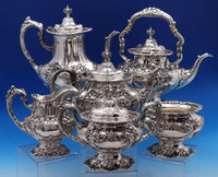 Francis I by Reed & Barton Sterling Silver Tea Set 6-pc w/ Kettle  #4353-2