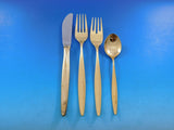 Kopenhagen Gold by Wmf 800 Silver Flatware Service 12 Dinner Set 178 pcs Modern