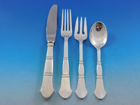 Antik by E. Dragsted Danish Sterling Silver Flatware Set Service Mid Century Mod