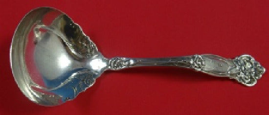 Carnation by Wallace Sterling Silver Gravy Ladle 7 1/2"