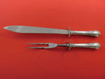 American Victorian by Lunt Sterling Silver Steak Carving Set 2pc HH WS Vintage