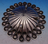 Torv Vedve Hungarian .800 Silver Bowl Hammered Teardrop Design w/Sunburst #8576