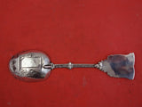 Dutch 934 Sterling Silver Preserve Spoon 3D Cupid on Handle Windmill in Bowl 5"