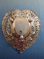 Chantilly by Gorham Sterling Silver Candy Dish Heart-Shaped #966 (#0319)
