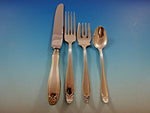Puritan by Stieff Sterling Silver Flatware Set for 8 Service 37 pieces