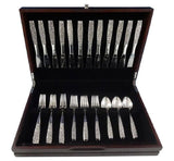 Contessina by Towle Sterling Silver Floral Flatware Set For 12 Service 48 Pcs