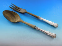 King by Kirk Stieff Sterling Silver Flatware Set Service 61 Pieces Shell Motif