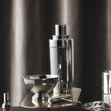 Manhattan by Georg Jensen Stainless Steel Mirror Polished Cocktail Shaker - NOS