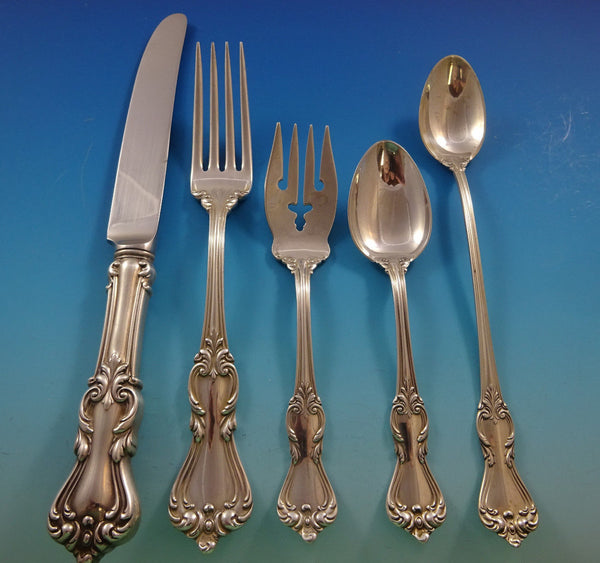 Marlborough by Reed & Barton Sterling Silver Flatware Set Service 47 Pcs Dinner