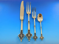 Renaissance Christofle Cardeilhac Vermeil 950 Silver Flatware Service Set 147 pc