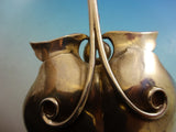Isis by Gorham Sterling Silver Soup Ladle Gold Washed 3D Figural 12"