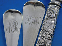 Delhi by Gorham Sterling Silver Flatware Set Service 17 pieces Rare c1880