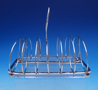 English Sterling Silver Toast Rack 5 1/2" x 6" x 4" (#7883)