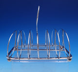 English Sterling Silver Toast Rack 5 1/2" x 6" x 4" (#7883)
