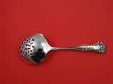 Cleone by International Sterling Pea Spoon pierced w/ flowers pierced 8 3/8"