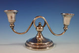 Talisman Rose by Frank Whiting Sterling Silver Console Candlestick Set 2pc #2365