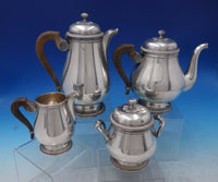 Malmaison by Christofle Gallia French Silverplate Tea Set 4pc (#6431)