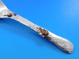Lap Over Edge Mixed Metals by Tiffany and Co Sterling Teaspoon with Crab Seaweed