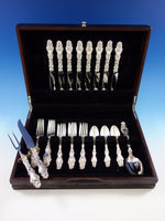Lily by Whiting Sterling Silver Flatware Set for 8 Service 35 Pieces No Monogram
