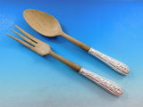 Corsage by Stieff Sterling Silver Flatware Set for 8 Service 42 pieces