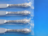 Virginiana by Gorham Sterling Silver Steak Knife Set 4pc HHWS Custom 8 1/2"