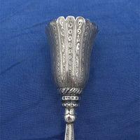 European Silver Tussie Mussie Hand Engraved (#J7459)