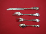 Barocco by Schiavon Italy Italian .800 Silver Dinner 4pc Setting(s) Flatware