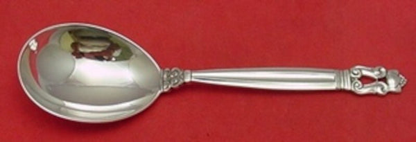 Acorn by Georg Jensen Sterling Silver Gumbo Soup Spoon Ovoid w/GI/GJ Mark 6 5/8"