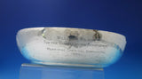 Arts & Crafts by Porter Sterling Silver Serving Bowl Hand Hammered (#6101)