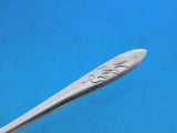 Lap Over Edge Acid Etched by Tiffany Sterling Silver Cocktail Fork Leaves 5 1/2"