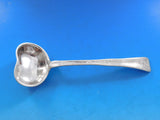 Lap Over Acid Etched Tiffany Sterling Silver Gravy Ladle Floral Motif 7 5/8"