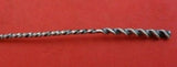 Square Twist #5 by Whiting Sterling Silver Mustard Ladle Original 5" Serving