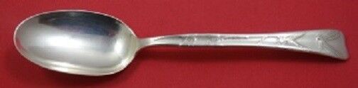 Lap Over Edge Acid Etched by Tiffany Sterling Teaspoon w/ Dragonflies "1885" 6"