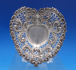 Gorham Sterling Silver Candy Dish Heart Shape Pierced Bows Scrolls 966 (#7442)