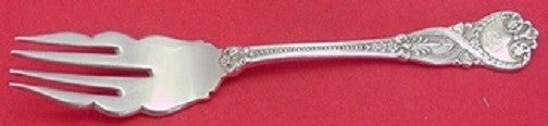 Saint James By Tiffany and Co. Sterling Silver Pastry Fork Wavy Tines 6"