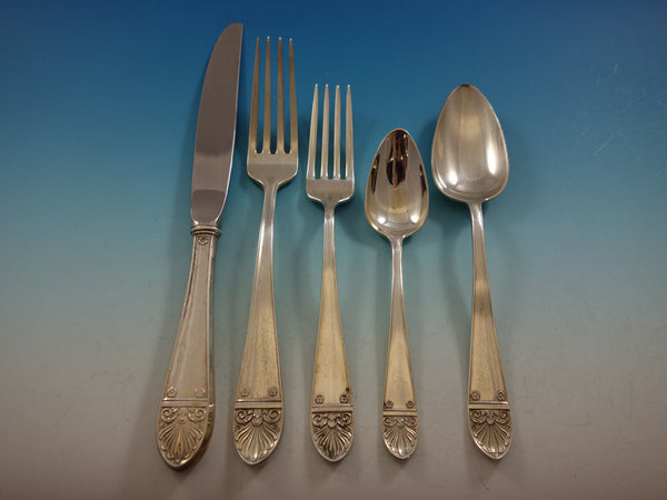 Gorham Sterling Silver Flatware Set Service Lot 22 Pcs Unknown Pattern C1922