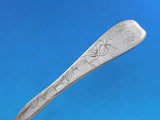 Lap Over Acid Etched by Tiffany Sterling Silver Regular Fork Butterfly 7 1/4"