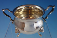 Georgian by Poole Sterling Silver Sugar & Creamer w/Applied Lion Head Feet #2026