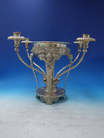 English Georgian Sterling Silver Epergne London 1812 Art Nouveau Women (#6127)