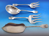 Norman Plain by Shreve Sterling Silver Flatware Set Service 267 pieces Dinner