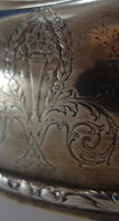 Orange Blossom by International Sterling Silver Flower Arranger w/SP Frog #2508