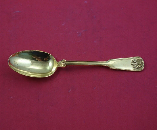 Shell and Thread Vermeil by Tiffany and Co Sterling Place Soup Spoon 7 1/8"