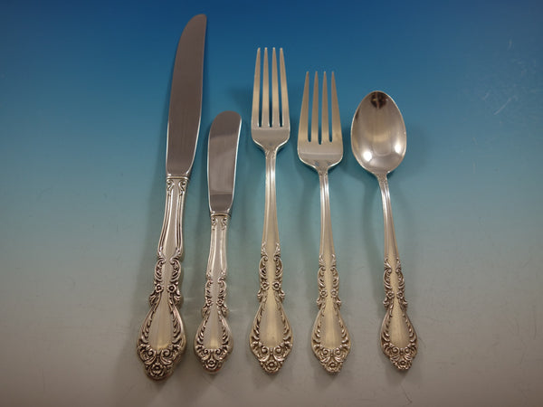 Old Charleston by International Sterling Silver Flatware Set Service 31 Pcs