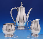 Royal Danish by International Sterling Silver Tea Set 3pc #C140 Demi Size #7979