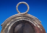 Tane Mexican Sterling Silver Dip Dish / Salsa Pair Snake Handle Hammered (#7990)