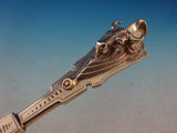 Bull by George Sharp Sterling Silver Cheese Knife w/Pick Brite-cut 7 3/4"