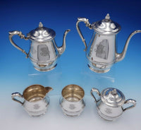 Debutante by Richard Dimes Sterling Silver Tea Set 5-Piece #81 (#3245)